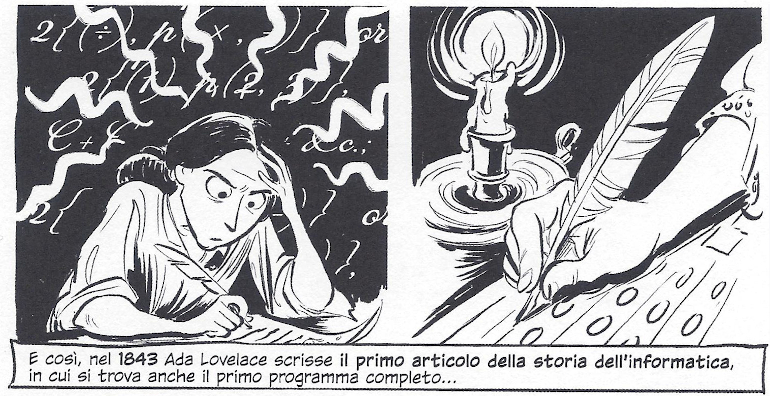 Ada Lovelace lavora alle note
